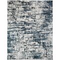 Sleep Ez 5 ft. 3 in. x 7 ft. 3 in. Denver Iliad Area Rug - Blue SL3078741